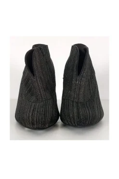 Stuart Weitzman - Black & Silver Ankle Booties Sz 10.5