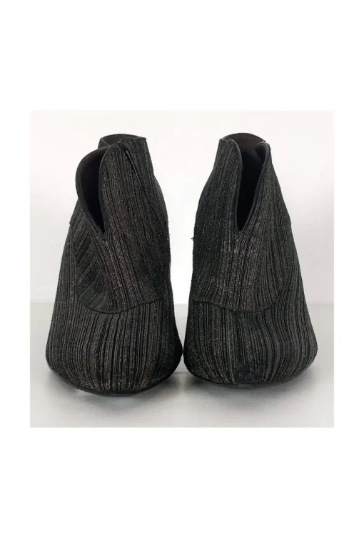 Stuart Weitzman - Black & Silver Ankle Booties Sz 10.5