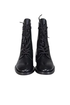 Stuart Weitzman - Black Leather "Sondra Sleek" Short Boots Sz 8
