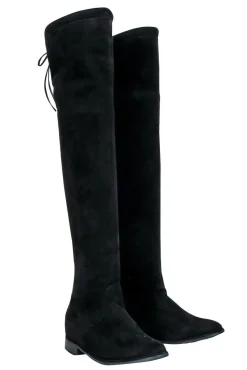 Stuart Weitzman - Black Suede Over-the-Knee Boots Sz 8.5