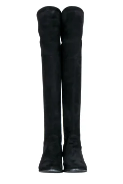 Stuart Weitzman - Black Suede Over-the-Knee Boots Sz 8.5