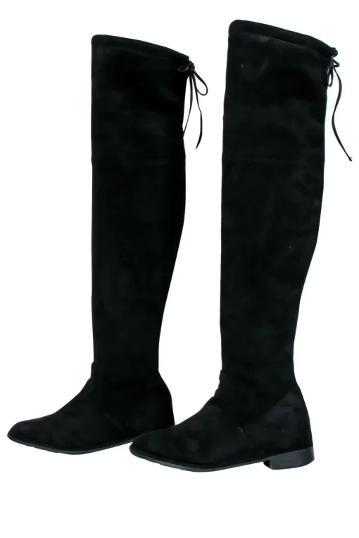 Stuart Weitzman - Black Suede Over-the-Knee Boots Sz 8.5
