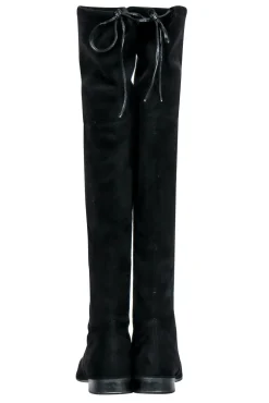 Stuart Weitzman - Black Suede Over-the-Knee Boots Sz 8.5