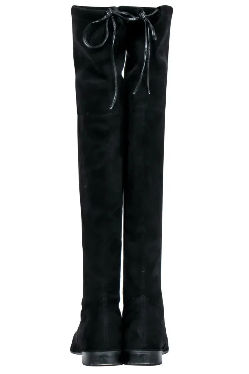 Stuart Weitzman - Black Suede Over-the-Knee Boots Sz 8.5