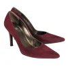 Stuart Weitzman - Burgundy Suede Pointed-Toe Pump Sz 5