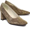 Stuart Weitzman - Gold Metallic Pumps Sz 7.5