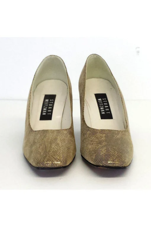 Stuart Weitzman - Gold Metallic Pumps Sz 7.5
