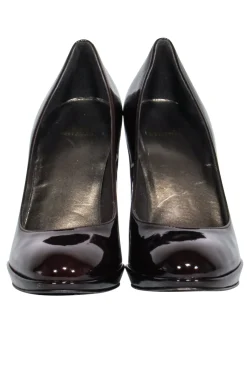 Stuart Weitzman - Maroon Rounded Toe Block Heel Pumps Sz 8.5