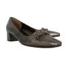 Stuart Weitzman - Silver Square Toe Heels Sz 7.5