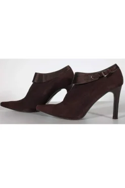 Stuart Weitzman - Skinny Pointed Brown Heels Sz 5.5