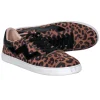 Stuart Weitzman - Tan & Black Leopard Print Sneakers Sz 9.5