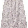 Suno - Blush Pink & Metallic Brocade Midi Skirt Sz M