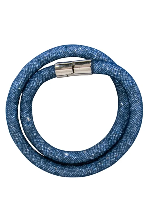 Swarovski - Blue “Stardust” Double Wrap Bracelet