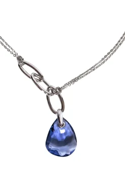 Swarovski - Mini Parallel Tanzanite Necklace