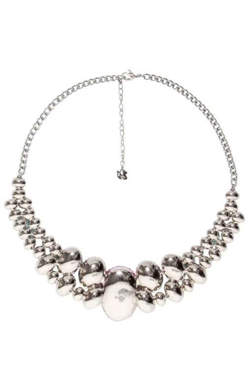 Swarovski - Pink, Blue, & Iridescent Stoe Statement Necklace
