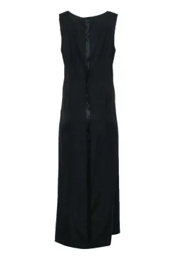 T by Alexander Wang - Black Satin Sleeveless Maxi Dress Sz 10