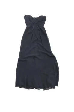 T by Tadashi - Black Strapless Silk Gown Sz 2P