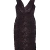 Tadashi Shoji - Multicolor Leopard Print Silk Sleeveless Dress Sz 4