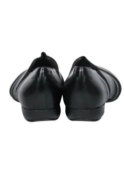 Taryn Rose - Black Leather & Fabric 