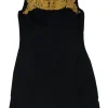 Ted Baker - Black Dress w/ Sequin Collar Sz 4