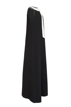Ted Baker - Black w/ Ivory Bow Neckline Formal Dress Sz 8