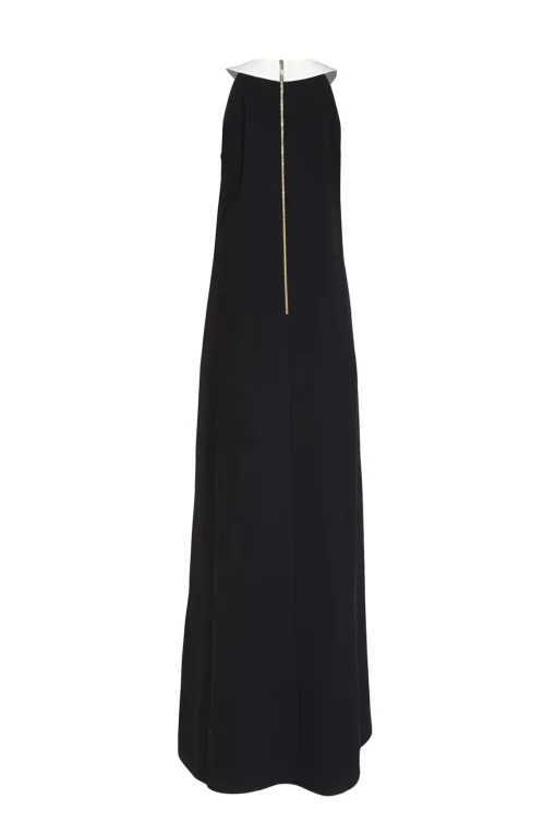 Ted Baker - Black w/ Ivory Bow Neckline Formal Dress Sz 8