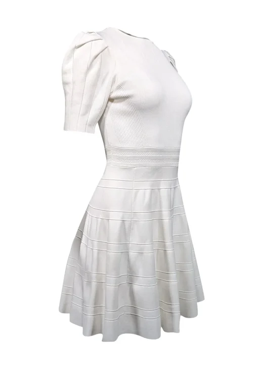 Ted Baker - Ivory Knit Short Sleeve Dress Sz 4