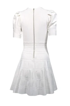 Ted Baker - Ivory Knit Short Sleeve Dress Sz 4