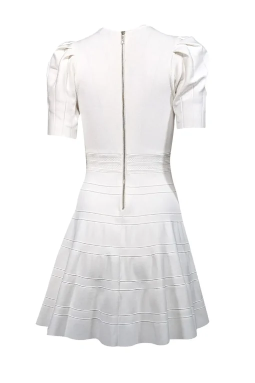 Ted Baker - Ivory Knit Short Sleeve Dress Sz 4
