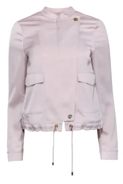 Ted Baker - Light Pink Satin Cargo Jacket Sz 2