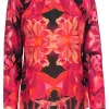 Ted Baker - Purple & Pink Floral Printed Blouse Sz 6