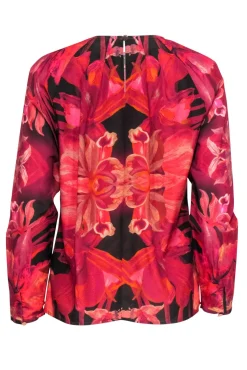 Ted Baker - Purple & Pink Floral Printed Blouse Sz 6