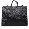 Telfar - Black Moose Knuckles Quilted Large Shopper