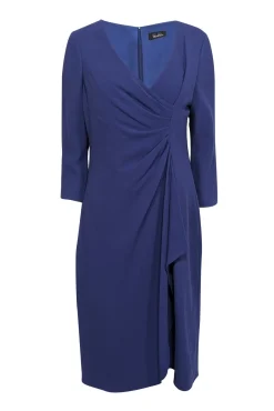 Teri Jon - Royal Blue Gathered Front Dress Sz 12