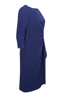 Teri Jon - Royal Blue Gathered Front Dress Sz 12