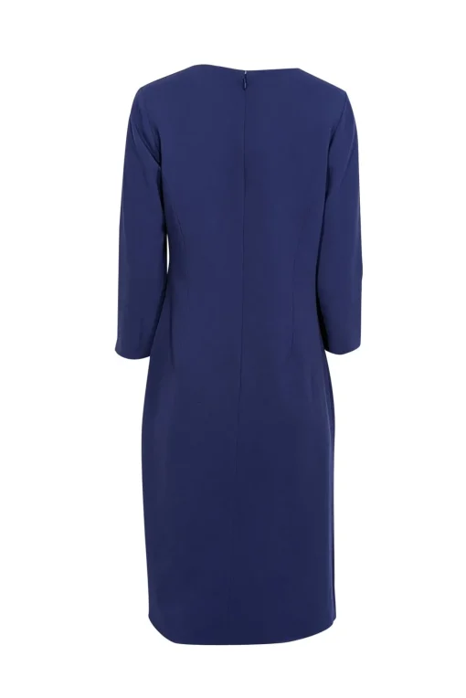 Teri Jon - Royal Blue Gathered Front Dress Sz 12