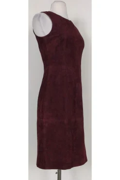 Theory - Auburn Smoke Parnella Suede Dress Sz 4