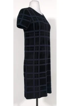 Theory - Black & Navy Terry Cloth Dress Sz S