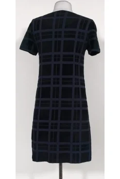 Theory - Black & Navy Terry Cloth Dress Sz S