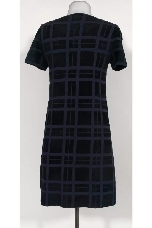 Theory - Black & Navy Terry Cloth Dress Sz S