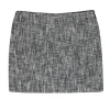 Theory - Black & White Marbled Tweed Miniskirt Sz 2
