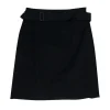 Theory - Black Belted Cotton Skirt Sz 6