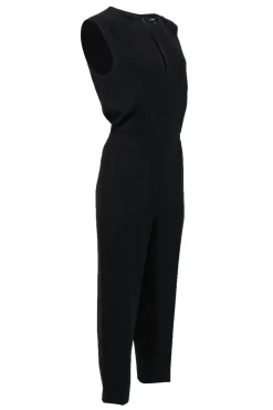Theory - Black Sleeveless Straight Leg Jumpsuit Sz 8