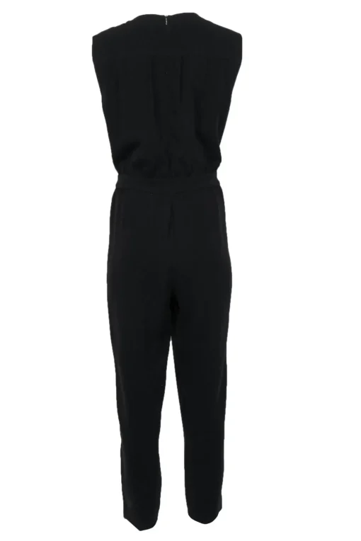 Theory - Black Sleeveless Straight Leg Jumpsuit Sz 8