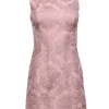 Theory - Blush Pink Floral Brocade Sleeveless Dress Sz S
