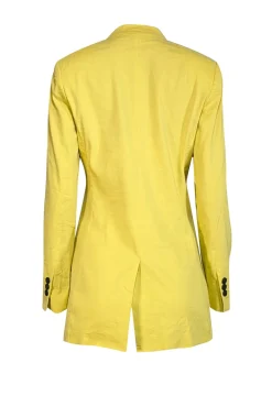 Theory - Bright Lime Linen Blend Blazer Sz 4