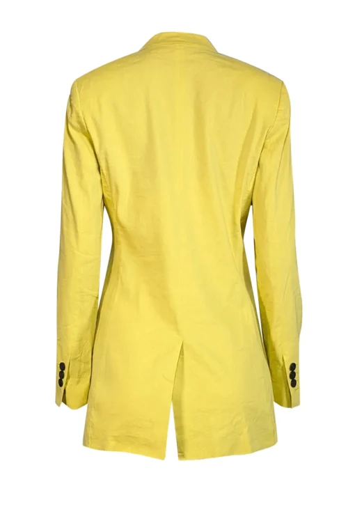 Theory - Bright Lime Linen Blend Blazer Sz 4