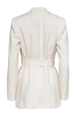 Theory - Cream Waist Tie Blazer Sz 4
