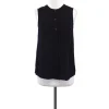 Theory - Dark Brown Silk Sleeveless Blouse Sz S