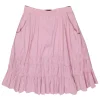 Theory - Dusty Rose Tiered Midi Skirt w/ Pockets Sz PS